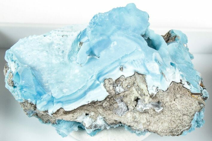 Vibrant Blue Botryoidal Gearksutite and Cupro-Allophane - China #317061